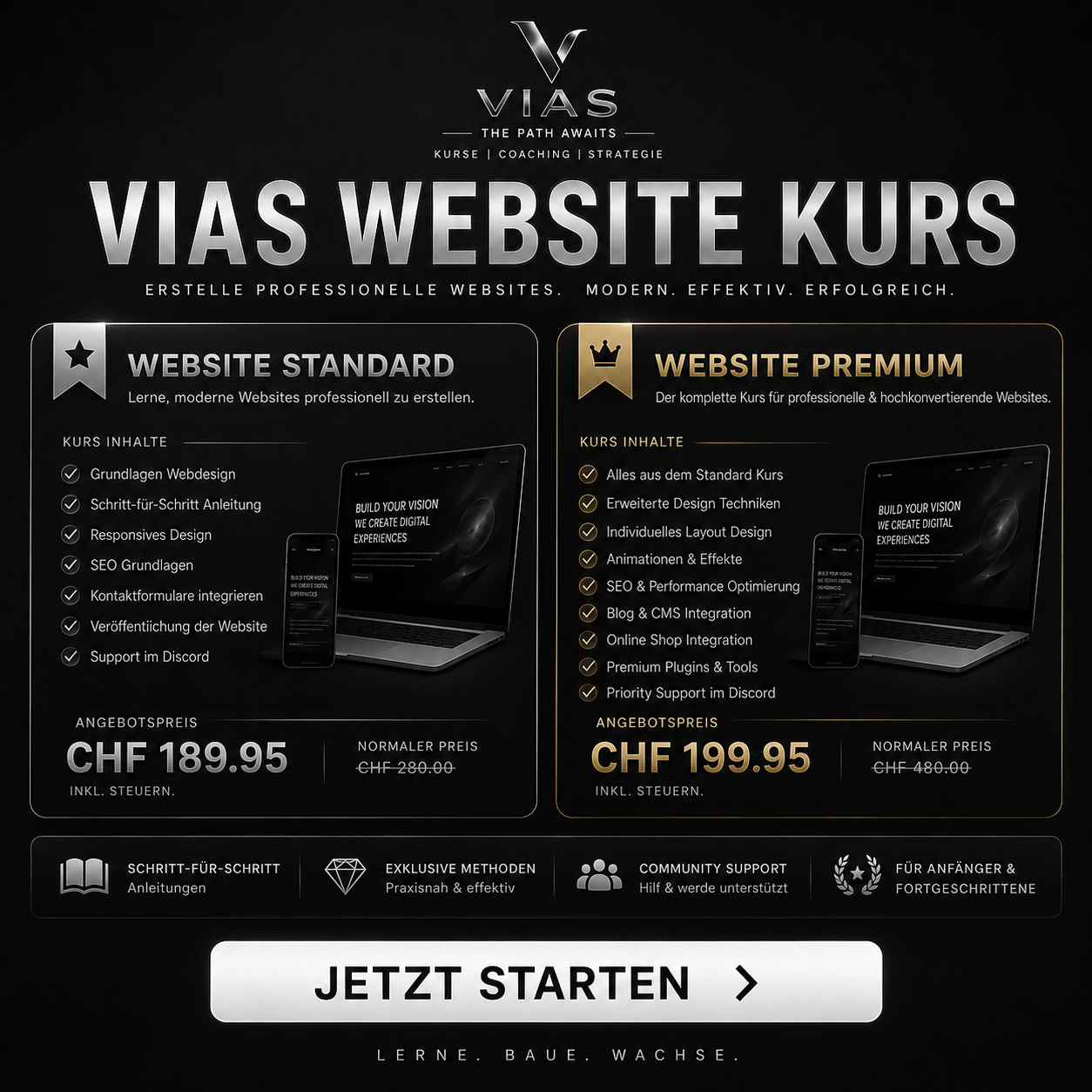 VIAS Website Kurs